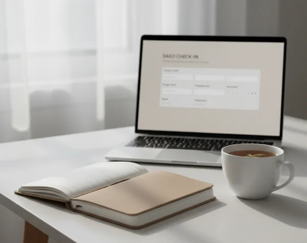 Calm symptom journal