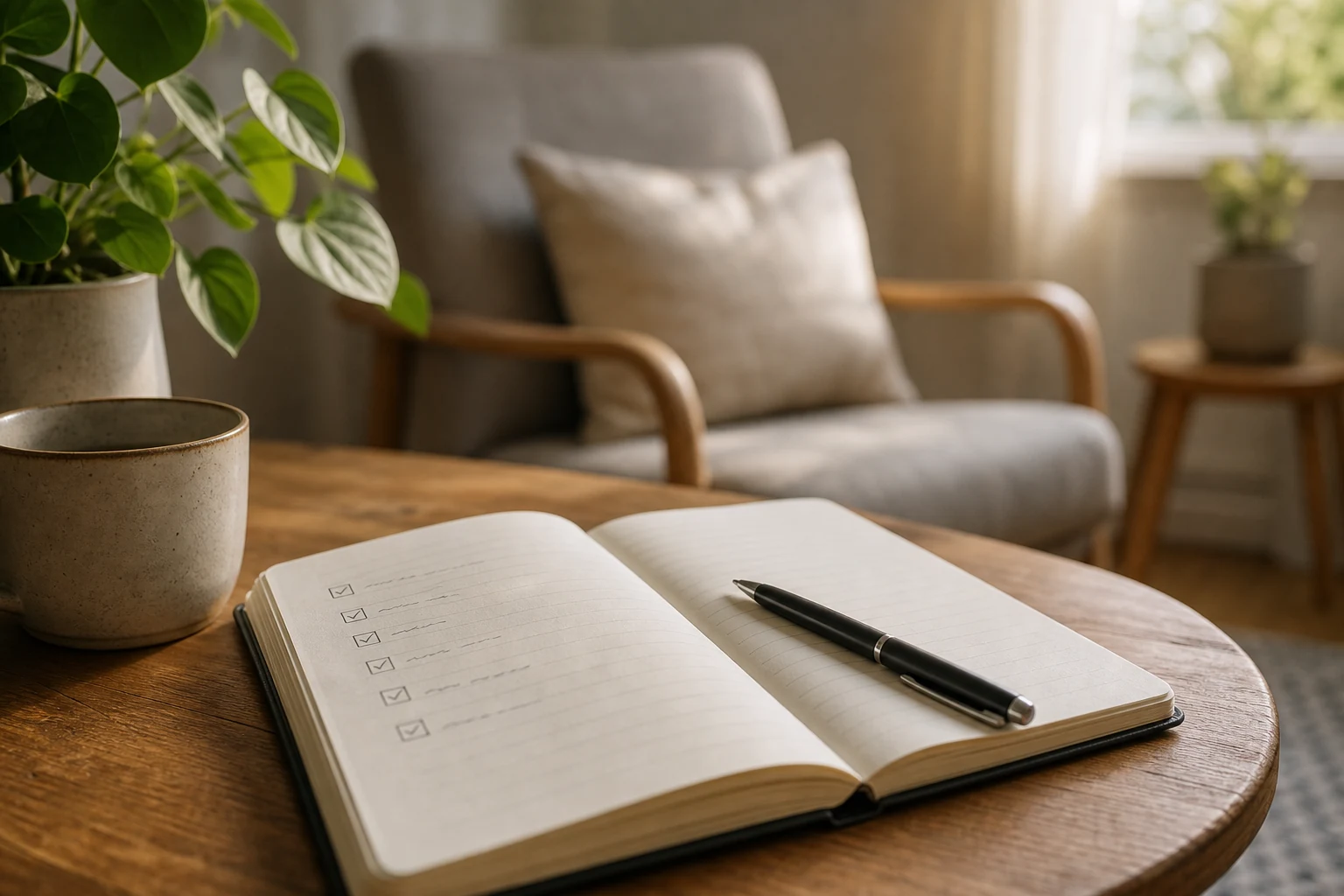 Supportive next steps journal
