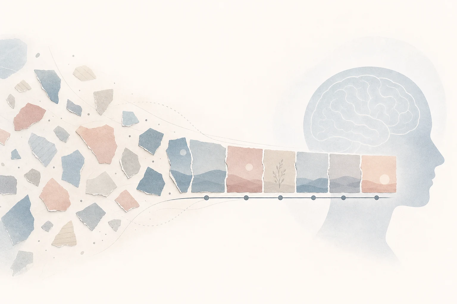 Fragmented trauma memory