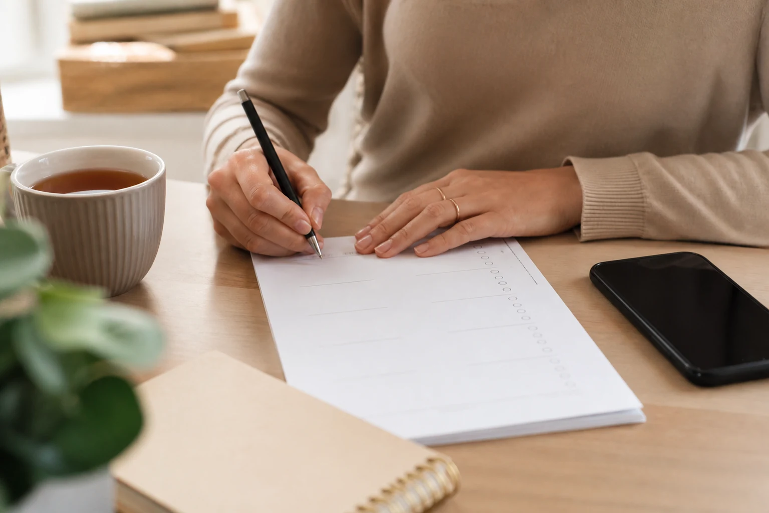 Symptom notes before appointment